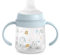 Suavinex, Vaso Aprendizaje Bebé con Boquilla de Silicona y Asas, Biberón con Asas, con Sistema Anticólico, Tapa Protectora, Vaso Antiderrame, 150 ml, para Bébés +6 Meses, Apto Lavavajillas, Bears Azul