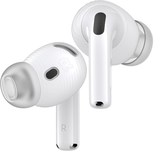 Gcioii 3 Paia di Gommini per AirPods 4, Cuffie con Cancellazione del Rumore, Custodia di Stoccaggio Aggiunta, Accessori Anti-Scadenza Compatibili con Apple AirPods 4a Generazione (Trasparente)