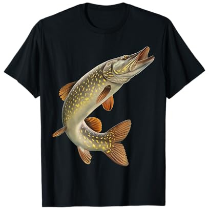 Cadeau pour pêcheur de carnassier – Pêche au brochet T-Shirt