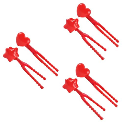 BESPORTBLE 3 Sätze Schneeball-Clip Schneeschaufel Für Hirschschlitten Schnee Schneeballhersteller Künstlicher Schnee Schneekegel Schneebälle Schneeschaufeln Pp Rot 2 Stück * 3