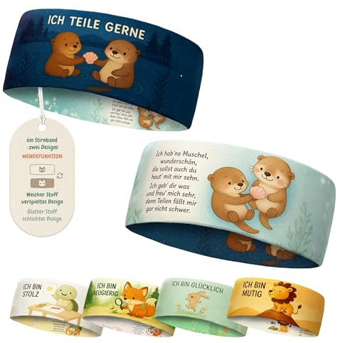 Kinder-Stirnband 48–55 cm – Otter Ich Teile Gerne