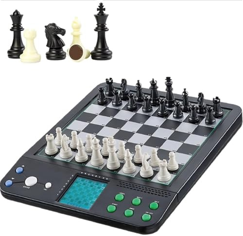 Juego De Ajedrez Electrónico Inteligente, Tablero Interactivo con Modos Tradicionales Y Electrónicos, Computadora Portátil De Ajedrez, Diversas Opciones De Juego, Regalo Ideal