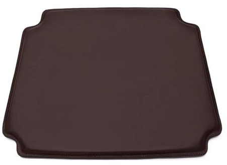 Tomile Wishbone Chair stolskudde, sittdynor för matsalsstolar, Wishbone Chair Y-stol premium PU och mjuk skumstolskudde/stolskudde (kaffe)
