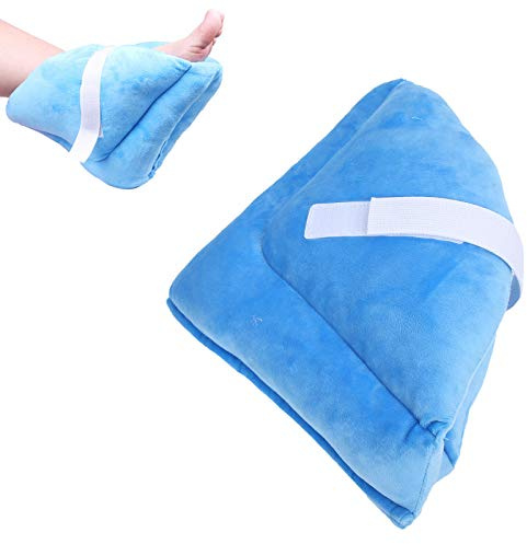 Protector de cojín para el talón, cojín para el talón antiescaras, cómodo para usuarios de sillas de ruedas