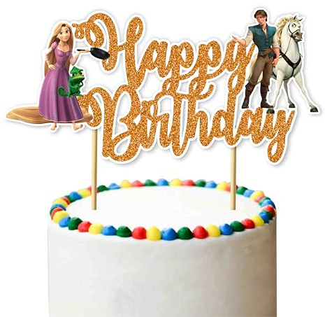 Seyal® Rapunzl Happy Birthday cake topper
