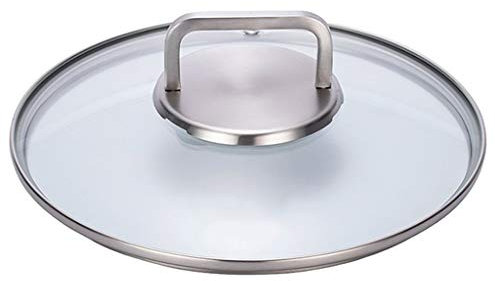 Pannlock Byte av pannlock Transparent glaskastrulllock för att passa alla sås- och stekersättningslock (26cm)