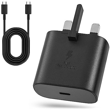 25W Samsung Phone Fast Charger Plug With 6FT USB C Cable Compatible with Galaxy Smartphones and Other USB Type C Devices, Samsung Charger Cable Fast Charge, Fast Charger Usb c