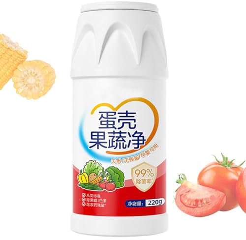 Nettoyant pour fruits et légumes, nettoyant pour produits de cuisine – Nettoyant biologique multifonction pour la cuisine des légumes et des fruits 220 g