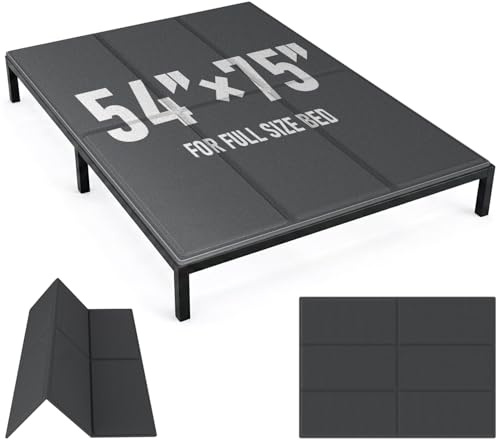 Wolive Bunkie Board Full Size (54x75''), 10mm Bed Boards for Under Mattress, Breathable, Noise Minimizing, Moisture Resistant Bunkieboards, Heavy Duty Bed Support Board for Platform & Slatted Frames