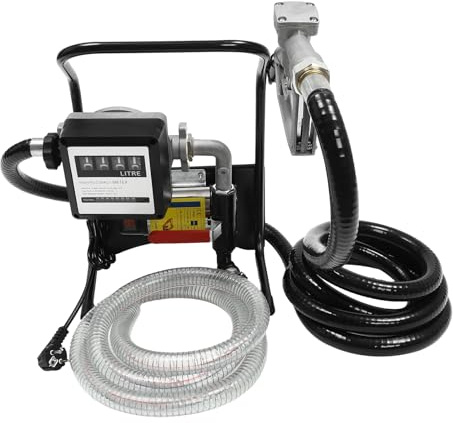 YUNRUX Pompe à carburant électrique 220 V 200 W Pompe de transmission, pompe à fioul, auto-amorçante 2400 l/h