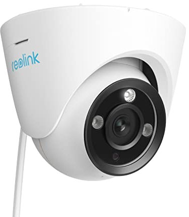 Reolink 12MP PoE Überwachungskamera Aussen mit Spotlight, Farbige Nachtsicht, Zwei-Wege-Audio, 24/7 Aufnahme, Smarte Erkennung, Zeitraffer, Outdoor IP-Kamera mit microSD Kartenslot (Weiß, Dome)