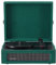 Crosley Voyager Portable Turntable - Bluetooth Record Player, 3-Speed Suitcase Vinyl Player, Home Turntables for Vinyl Records, Built in Stereo Speakers & Bluetooth Receiver, AUX Input, Dark Aegean