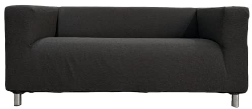 Dorian Home Fodera Per Divano Klippan In Maglia Tecnica Elasticizzata - Rivestimento Pratico da Montare, Anti Graffio, Lavabile in Lavatrice, No Stiro (Cenere)