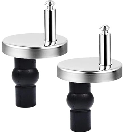 Lnhgh Kit di bulloni per sedile WC,bulloni per sedile WC - Viti per coperchio WC Cerniere in acciaio inossidabile | Fascette per accessori per sedili WC a rilascio