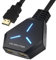 Hxwlo HDMI Splitter 1 in 2 Out, 4K HDMI Splitter for Dual Monitors, Supports 4K 3D Full HD 1080P, Compatible with PS4, PS3, Blu-Ray Player, MacBook, HDTV (1 Source to 2 Displays, Mirroring Mode Only)