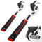 WIYETY 2 Stück CR-V Rohrzange Selbsteinstellend Universal Rollgabelschlüssel, Backe 9-25mm & 19-43mm, Rohrzange aus Legierung Stahl - Länge: 215mm, 320mm
