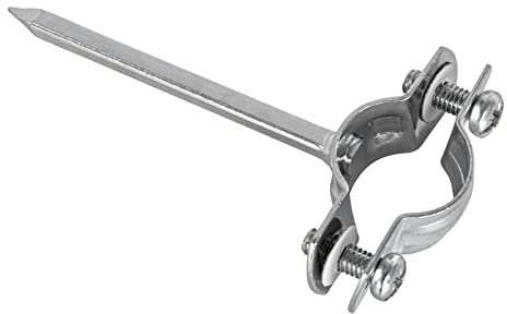 Sanitop-Wingenroth Collier de serrage pour tuyaux de type 1 1/4, fixation de tuyau, avec goupille 80 mm, acier galvanisé, 101288
