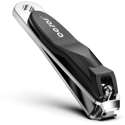 BEZOX Safe Baby Nail Clippers, Small Jaw Kids Nail Clipper Trimmers for Infants, Child and Toddlers, Precision Nail Grooming Tool for Tiny Fingers and Toes - Black