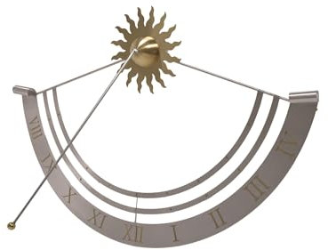 Sonnenuhr römische Ziffern Sonne Uhr Terrasse Garten Dekoration Gartenuhr