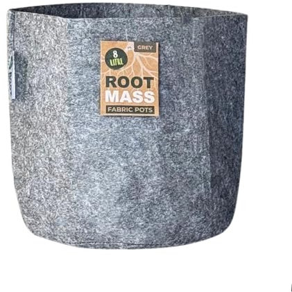 Growcery Lot de 5 sacs de culture en tissu non tissé respirant pour plantes - 8 L, 12 L, 16 L, 20 L - Sacs de culture robustes et épais - Aération des racines - Pots de jardin pour fleurs et légumes