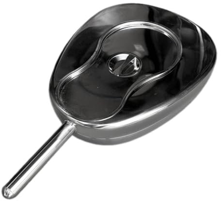 MagiDeal Bassin de lit pour personnes âgées, récipient pour pipi, pratique, épais, grande capacité, robuste, portable, avec poignée, pour personnes âgées, avec Un Couvercle