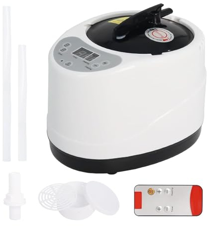 MagiDeal Sauna vapeur 3L avec télécommande, portable, résistant aux hautes températures, accessoires de spa pour la maison et