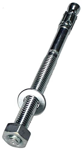 5x Lumonic Ancre lourde M8x110mm | ancrage à clavette de haute qualité galvanisé | Montage traversant, IMMÉDIATEMENT RÉSILIENT | Ancrage dans le béton, A