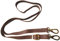 Josephine Osthoff - SCHULTERRIEMEN Echtleder Ersatzriemen Gurt Crossbody Strap Ersatz 135 cm Länge 2 cm Breite, Farbe:Safari/Gold