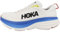 Hoka One One Herren Bondi 8 Textile Blanc De Blanc Virtual Blue Sneaker, Größe 41, Blanc De Blanc Virtual Blue, 42.5 EU