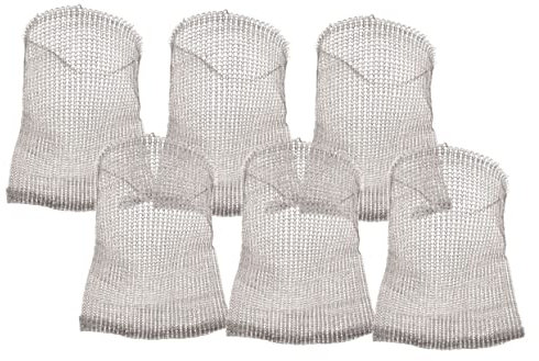 BESPORTBLE Protezioni per Radici Vegetali in Rete per Piante da Esterno 6 Pezzi in Acciaio Inossidabile - Reti da Giardinaggio