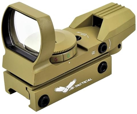 JS-Tactical Red Dot Compact 15x35 Tan | Mirino per carabine, fucili e pistole a pallini 15x35 Uso esclusivamente sportivo
