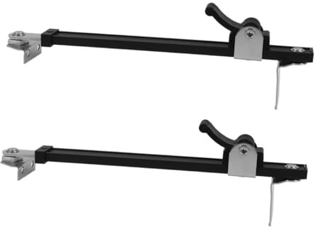 EXHUMKY Window Safety Catch Child Safety Locks Window Security Lock Telescopic Window Stopper for Home Office