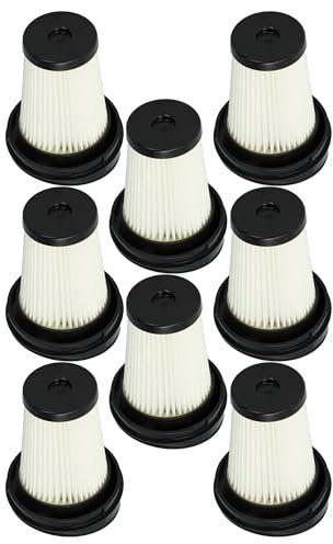vhbw 8X Flachfaltenfilter kompatibel mit ETA Moneto 144990000 Handstaubsauger, Staubsauger - Filterelement