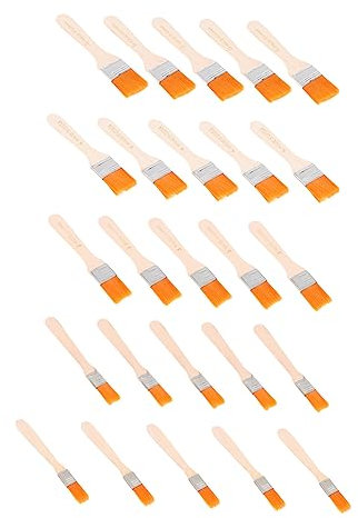 HOMSFOU 25 pennelli per capelli facili da pulire, forniture per pittura a per graffiti e progetti artistici per un uso versatile, comodi manici per pittori