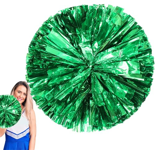 Pomm Pomm para animadoras, Cheer Team Pomm Poms Pompones del equipo de | 30 cm/11.8 pulgadas de accesorios de porristas con anillos amigables con los dedos, equipo de juego de baile esp