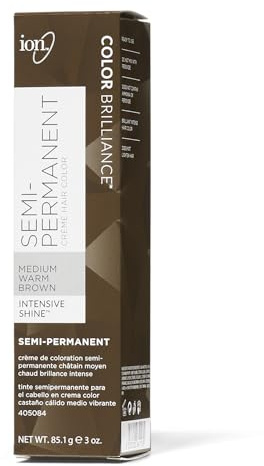 Ion Medium Warm Brown Semi Permanent Hair Color Medium Warm Brown