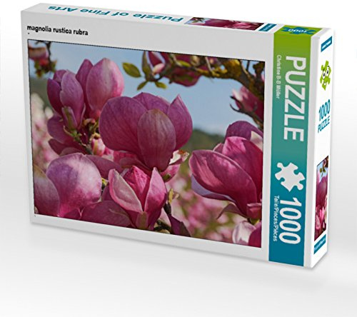 CALVENDO Puzzle Magnolia Rustica rubra 1000 Teile Puzzle quer | Lege-Größe cm Foto-Puzzle für glückliche Stunden