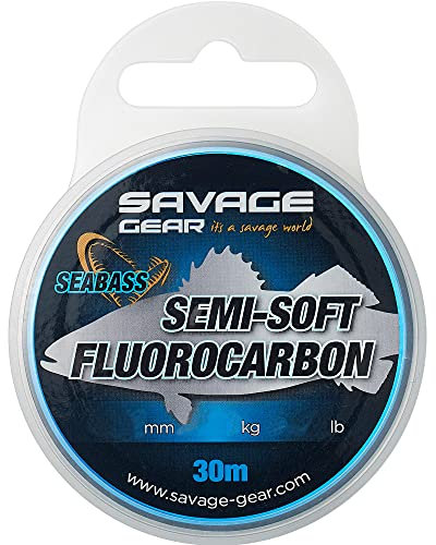 Savage Gear Semi Soft Fluorocarbon Seabass - 30m Schnur, Durchmesser/Tragkraft:0.39mm / 17.72lb / 8.04kg