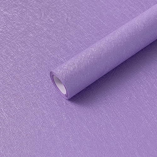 Abyssaly Self Adhesive Wallpaper Purple Sticky Back Plastic Roll Removable Wallpaper Peel and Stick Vinyl Paper 40cm x 300cm for Decoration Kitchen Worktop Covering Furniture Stickers