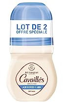 Rogé Cavaillès déodorant Anti-traces Absorb+ 48h roll-on lot de 2x50ml