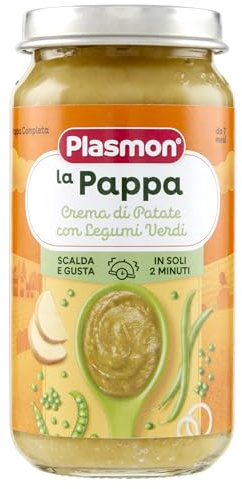 Plasmon La Pappa - Crema di Patate con Legumi Verdi 6x200g