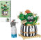 Minxtech Juego de construcción de bloques de construcción de cactus, 578 piezas, bonsái, bloques de sujeción abultados, modelo de construcción de bloques de construcción de flores artificiales, regalo
