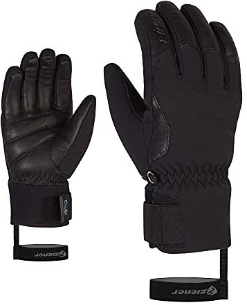 Ziener Damen Kale Ski-Handschuhe/Wintersport | wasserdicht extra warm Wolle, black, 6,5