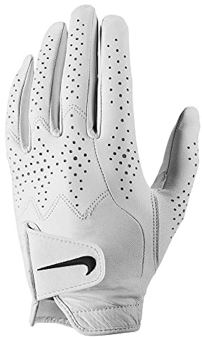Nike W Tour Classic IV GG L Golfhandschuh Damen in der Farbe Pearl White/Pearl White/Black, linkshändig, Größe: M/L, N.100.3516.284.ML