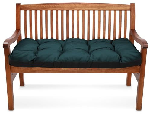 Amazinggirl Bankauflage 40x120 cm - Hollywoodschaukel Stuhlkissen Outdoor Polster Bankkissen Sitzkissen für Gartenbank Bodenkissen Lounge-Auflagen Grün