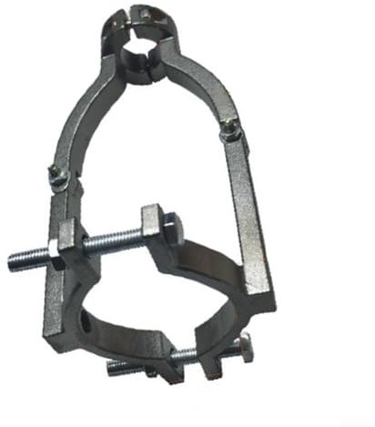 Support de fixation pour perceuse à trou carré, adaptateur de foret électrique à trou carré en métal, support fixe pour perceuse manuelle