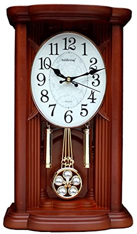 Reloj de chimenea vintage – Reloj de campana para decoración de salón y oficina, diseño antiguo, ideal para chimenea y decoración de interiores