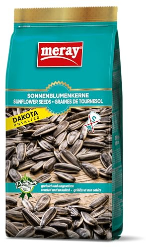 MERAY Graines de tournesol Dakota grillées et non salées 250g (Lot de 6)