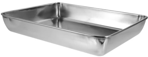 ABOOFAN Bassine de Bain en Acier Inoxydable Argentée pour Pigeons et Petits Oiseaux, Accessoire de Cage Sécurisé et Facile à Installer Bain des Oiseaux