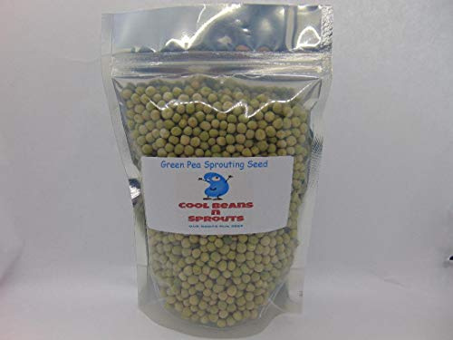 COOL BEANS n SPROUTS Brand, Green Pea Seeds for Sprouting Microgreens,4 ounces, A superfood packed with antioxidants and health-promoting nutrients. A small town family run USA business.Thank you !